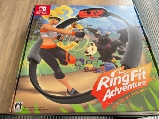 決まりましたリングフィットアドベンチャー スイッチほぼ新品ダイエットゲーム