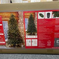 【特価セール中！】クリスマスツリー 電飾付き 約228cm LED 700球