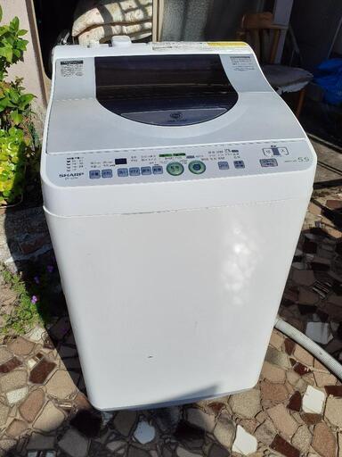 シャープ　洗濯&乾燥　5.5kg　高機能洗濯機