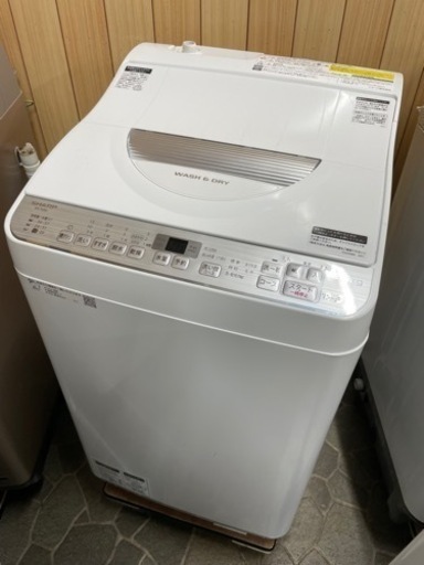 ✨2018年製 SHARP 洗濯機 乾燥機付き❣️5.5kg✨