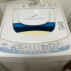 洗濯機　TOSHIBA AW-60GF(W) その他諸々