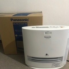 【値下げ中】Panasonic セラミックファンヒーター 加湿機能付