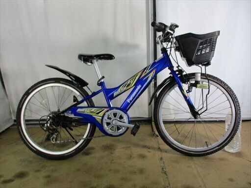 C360☆8000円☆整備済み 中古子供自転車 【Panasonic RIDER jr 22