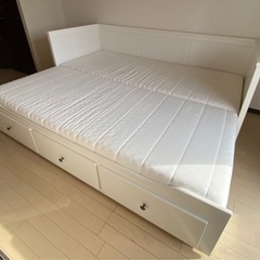 IKEA ヘムネス HEMNES (マットレス2つセット)