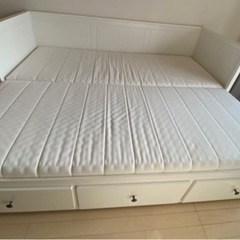 IKEA ヘムネス HEMNES (マットレス2つセット)