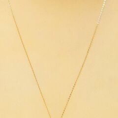 K14 ダイヤモンド ネックレス (スカルモチーフ) 品番n21-300