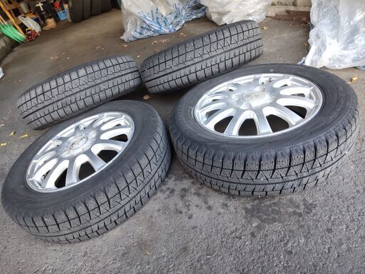 スタッドレスタイヤ・ホイール 4本 セット BRIDGESTONE BLIZZAK REVO ...