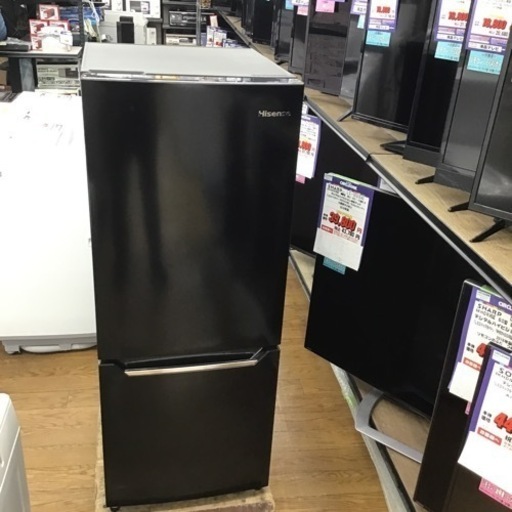 #K-61【ご来店頂ける方限定】Hisenseの2ドア冷凍冷蔵庫です