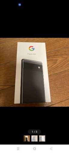 新品 未使用】GooglePixel6a Charcoal128GB SIMフリー、防水、お