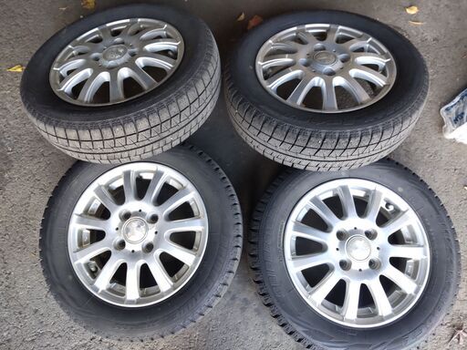 スタッドレスタイヤ・ホイール 4本 セット BRIDGESTONE BLIZZAK REVO ...