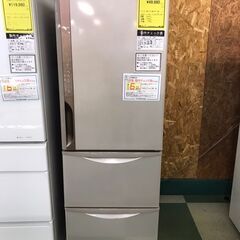 【美品】HITACHI　ノンフロン冷凍冷蔵庫　R-K38JV　2019年製　H 仕様：Kタイプ／まんなか野菜 R-K38JV、R-K32JV ： 冷蔵庫