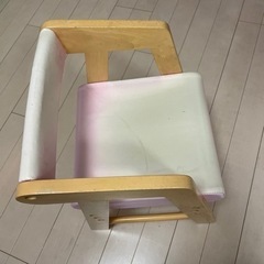 キッズ　木製　ローチェア　椅子