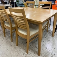 【愛品館 江戸川店】ニトリ ダイニングテーブル5点セット ID:152-008400-007 