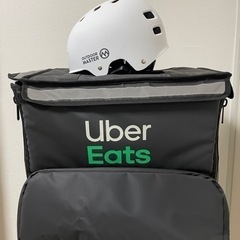 【ネット決済】【ほぼ新品】Uber Eats ロゴ入り配達バッグ...