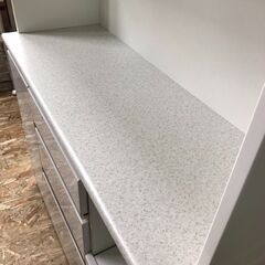 ニトリ　キッチンボード　食器棚　レンジ台　システムキッチンボード　アルミナ2　幅120cm　おしゃれ　貝塚店　二色浜