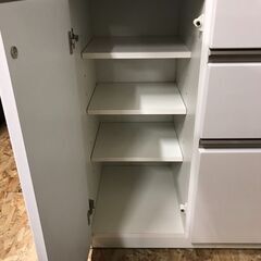 ニトリ　キッチンボード　食器棚　レンジ台　システムキッチンボード　アルミナ2　幅120cm　おしゃれ　貝塚店　二色浜