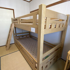 【取りに来てくださる方限定】木製２段ベッド　Ｇranz　グランツ...