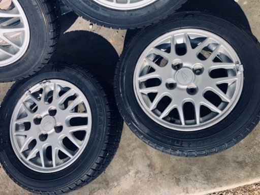 冬タイヤ 155/65R13 便利な軽自動車アルミホイール付きスタッドレス