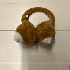 クマさんの耳あて