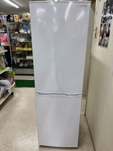 アイリスオーヤマ 2ドア冷凍冷蔵庫 162L KRD162-W 2018年製