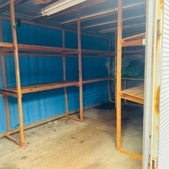 引き取り可能　積み込み可能　輸送可能　物置　コンテナ 倉庫 アルミコンテナ