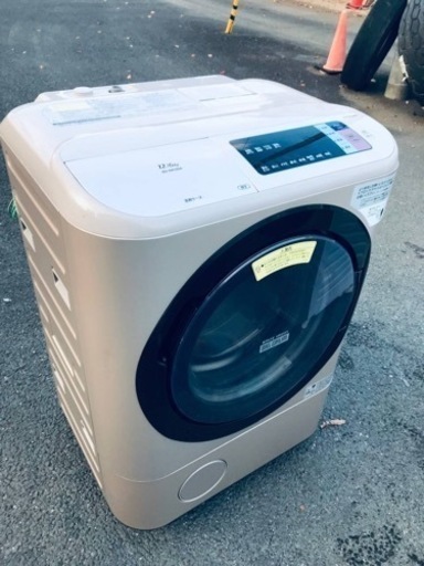 ET1166番⭐️12.0kg⭐️日立ドラム式電気洗濯乾燥機⭐️