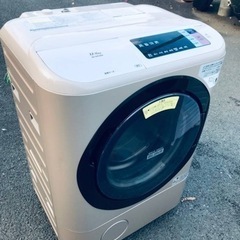 ET1166番⭐️12.0kg⭐️日立ドラム式電気洗濯乾燥…