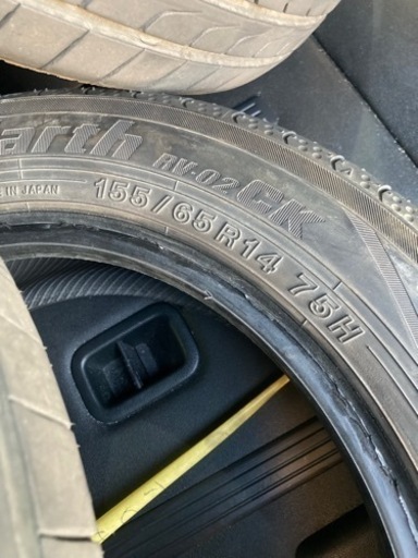 急ぎ ヨコハマタイヤ 155/65R14 4本セット