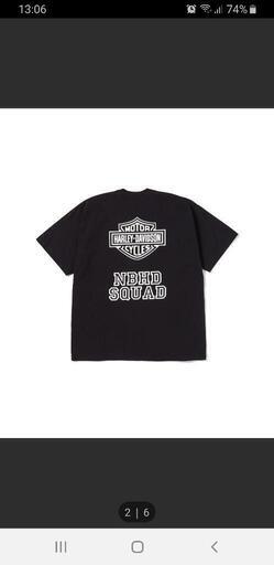NEIGHBORHOOD x Harley-DavidsonスカルTシャツ