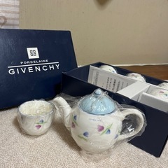 GIVENCHY 茶器セット　ティーポット&カップ5点　