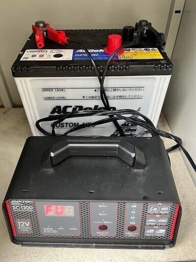 自動車バッテリーACデルコ　CN80D23L