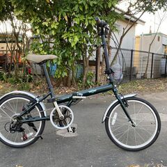 軽量折りたたみ自転車 MINI 20インチ グリーン