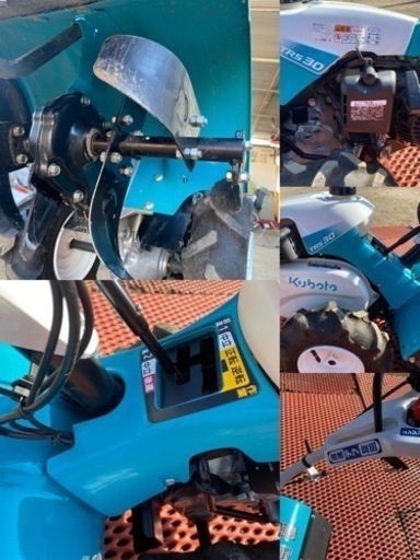 クボタ管理機 TRS30中古耕運機、正逆転ほぼ新品
