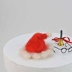 羊毛フェルトで作るミニチュアマスコット♥クリスマス♥サンタクロースの忘れ物 - 教室・スクール