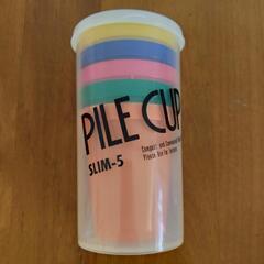 ○未使用品○PILE CUPカラフル5色カップ(収納ケース付き)