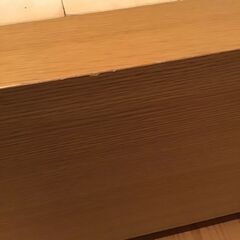 無印収納ベッド オーク材 スモールシングル 2台（マットレスもおつけ