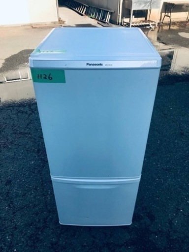 1126番 パナソニック✨ノンフロン冷凍冷蔵庫✨NR-B146W-W‼️