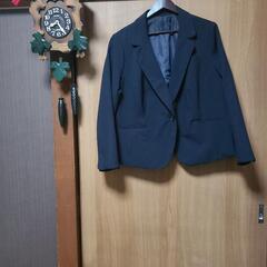 【使用回数10未満】3L紺色スーツ上下セット