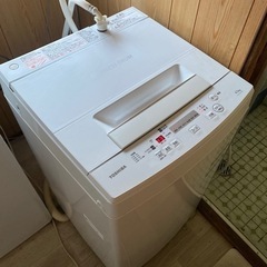東芝 2019年 洗濯機 4.5kg 動作問題無し