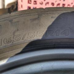 軽自動車用14インチアルミホイール ブリヂストン ポテンザアドレナリン
