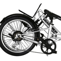 (12/10まで)ハマー　HUMMER 折りたたみ自転車　カゴ付き