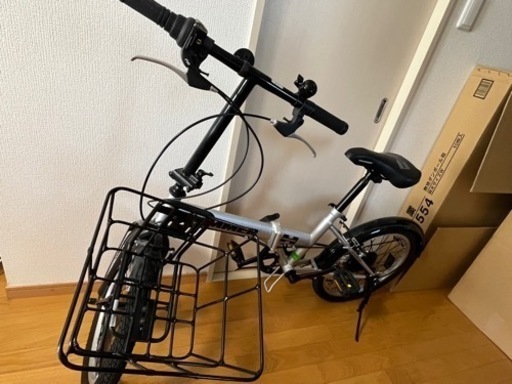 (12/10まで)ハマー HUMMER 折りたたみ自転車 カゴ付き 3