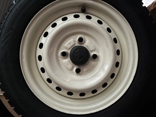 155 65 R13 スタッドレスタイヤ&ホイール4本セット 美品 軽自動車 