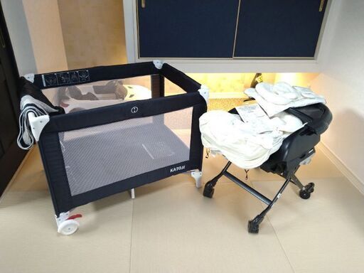 ☆combi電動バウンサー＋KATOJIベビーベッドセット☆