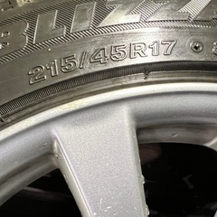 レクサス IS 純正 17インチ 215/45-17 