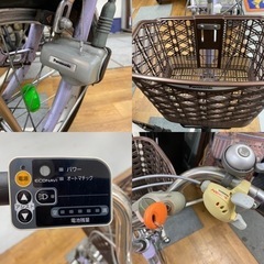 I454 ☆ Panasonic 電動アシスト自転車 3輪車 かろやかライフEB 内装3