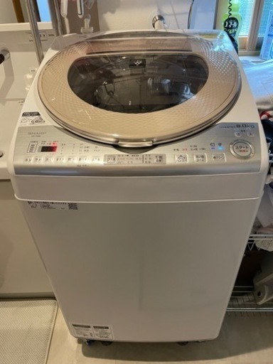 シャープ  洗濯乾燥機　8kg  SHARP  ES-TX8B-N - 春日井市