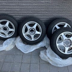 13インチ　スタッドレスタイヤとホイールセット155/65r13...