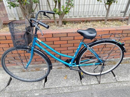 (chariyoshy)27インチ自転車　メタリックブルー