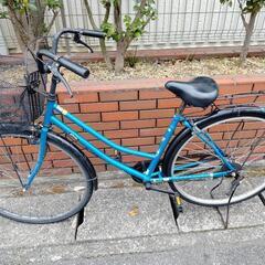 (chariyoshy)27インチ自転車　メタリックブルー